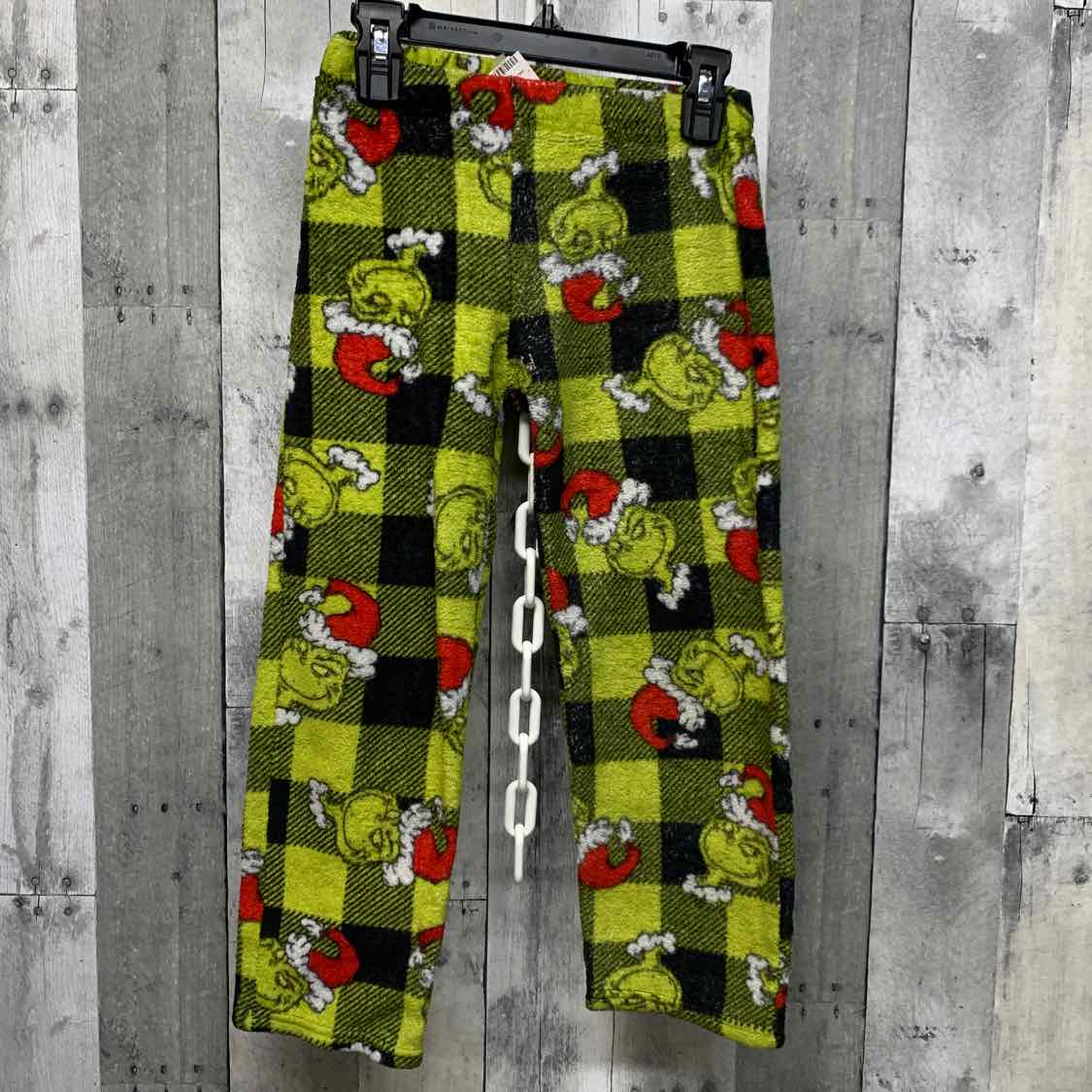 Size 8 Green Plaid Dr Seuss PJ Bottoms