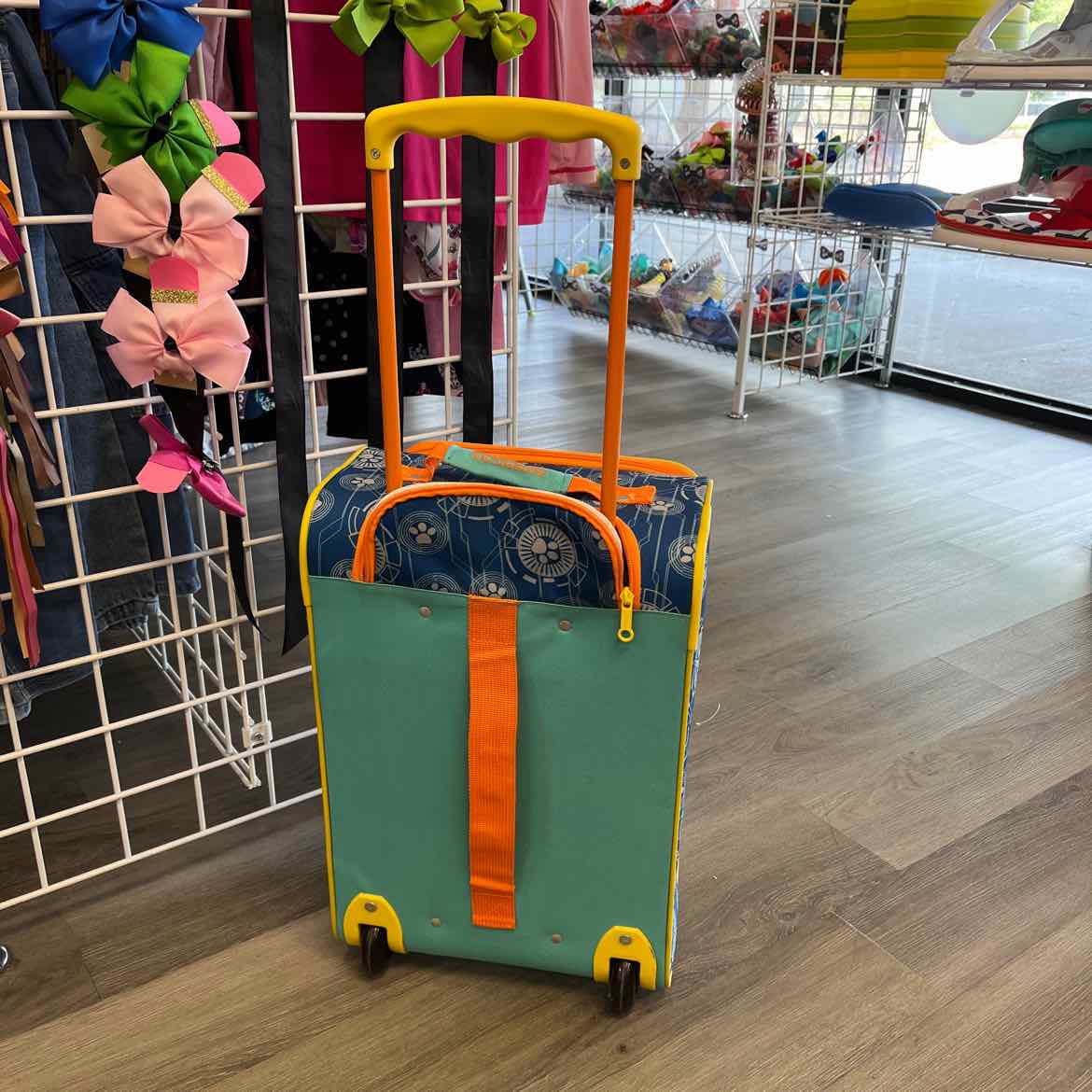Blue/Orange Generic Luggage