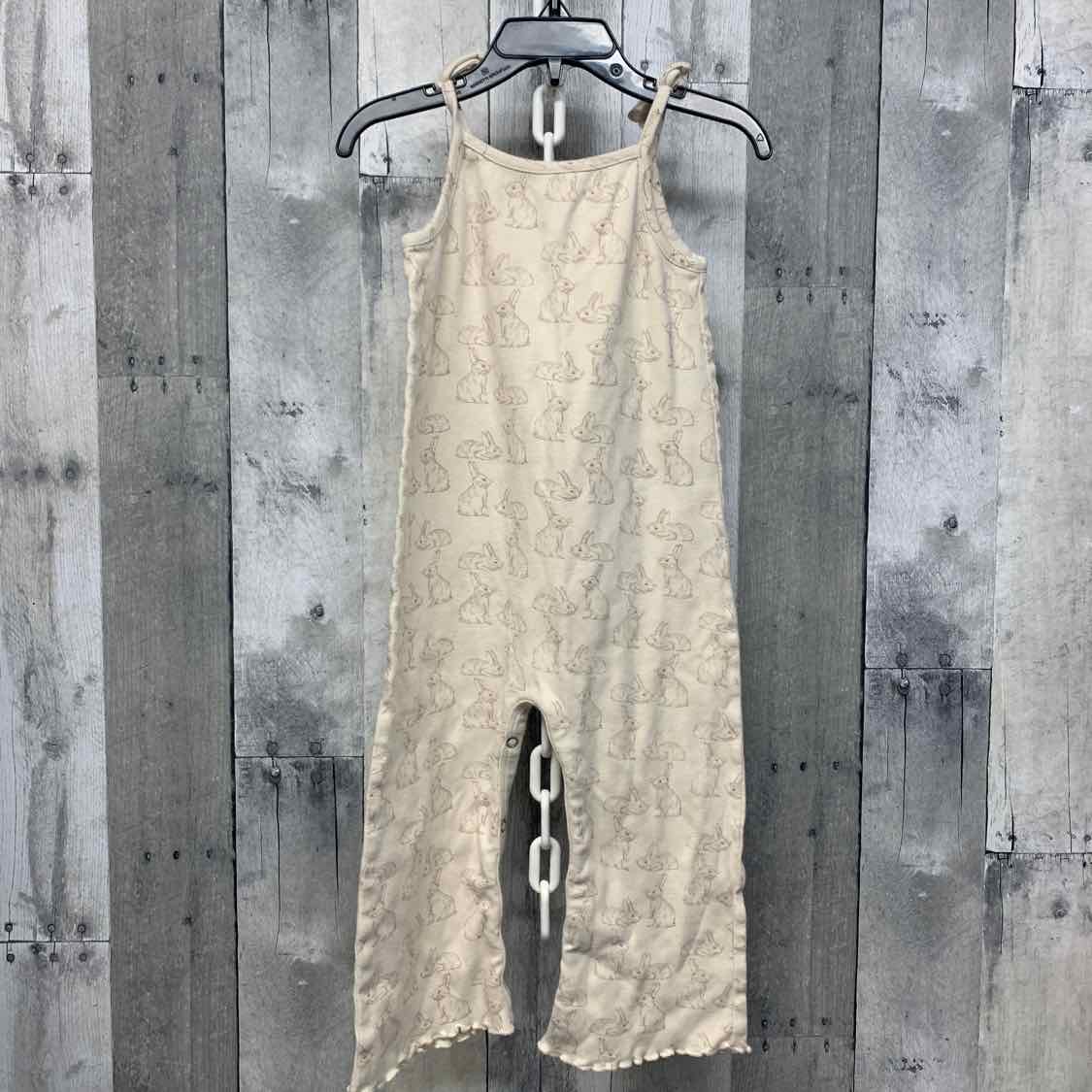 Size 2T Tan Print Kate Quinn Romper