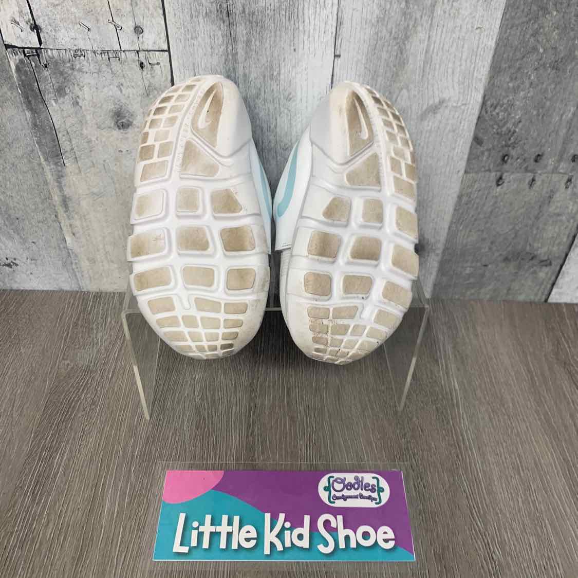 Size 9 White/Blue Sport Brand Sneakers