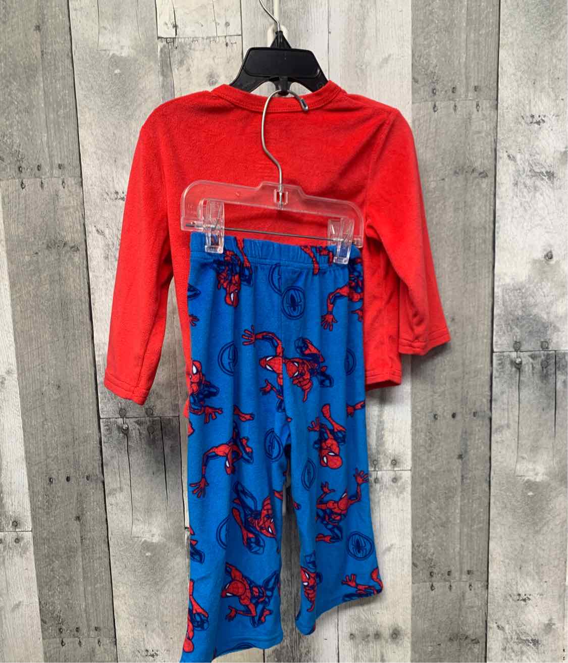 Size 2T Red/Blue Marvel 2pc PJs