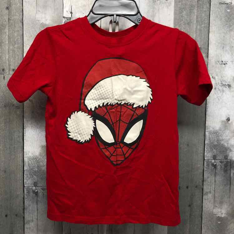Size 6/7 Red/White Marvel T Shirt