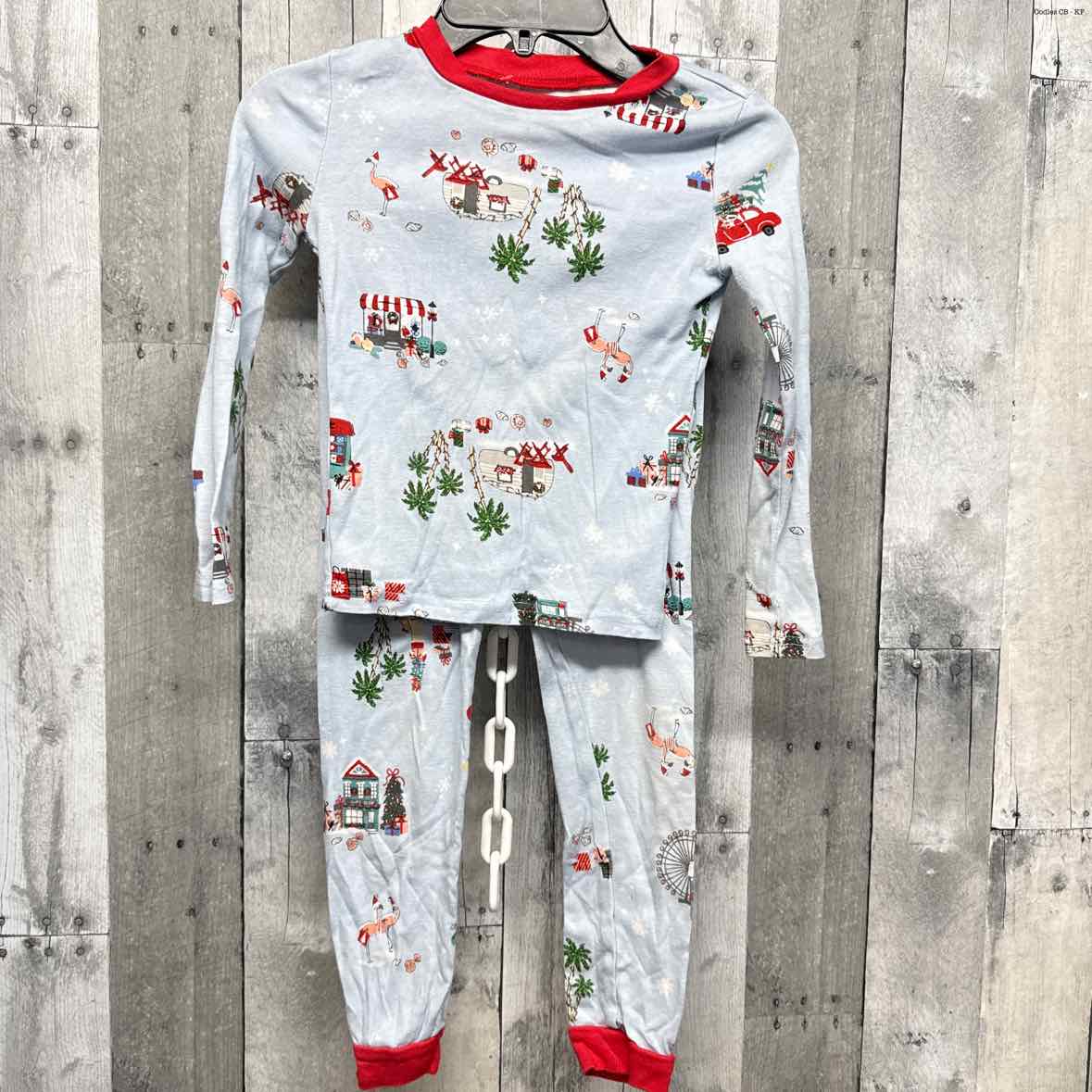 Size 6 Blue/Red Holiday Brands 2pc PJs