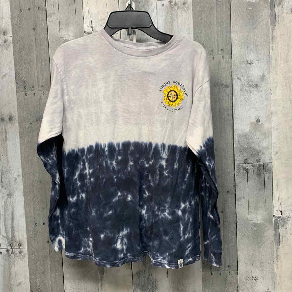 Size Large Gray Graphic Simply Southern Long Sleeve Shirt