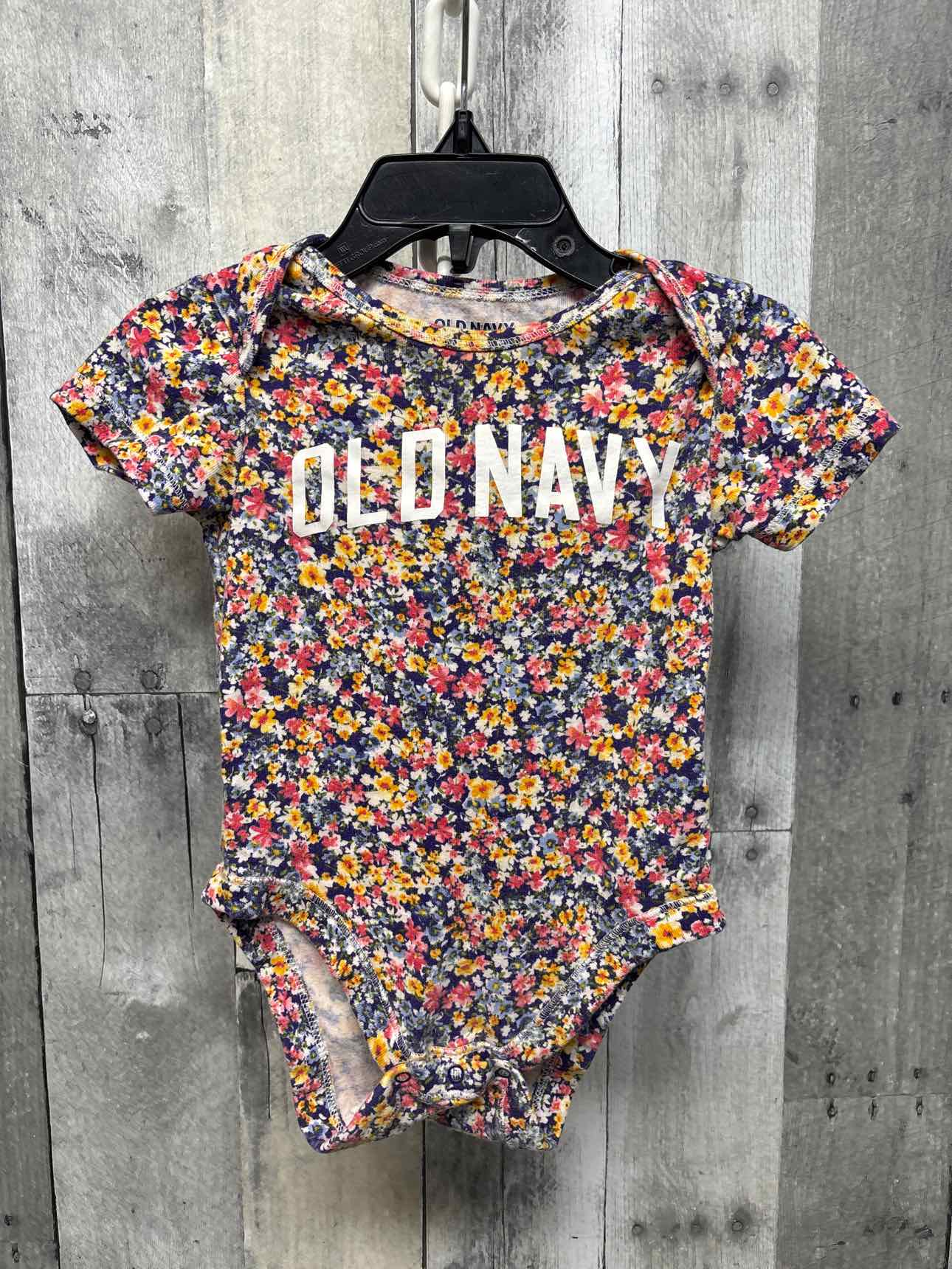 Size 12-18 Months Navy Floral Old Navy Bodysuit