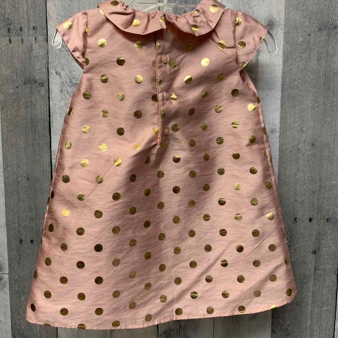 Size 18 Months Pink/Gold Just One You Dress