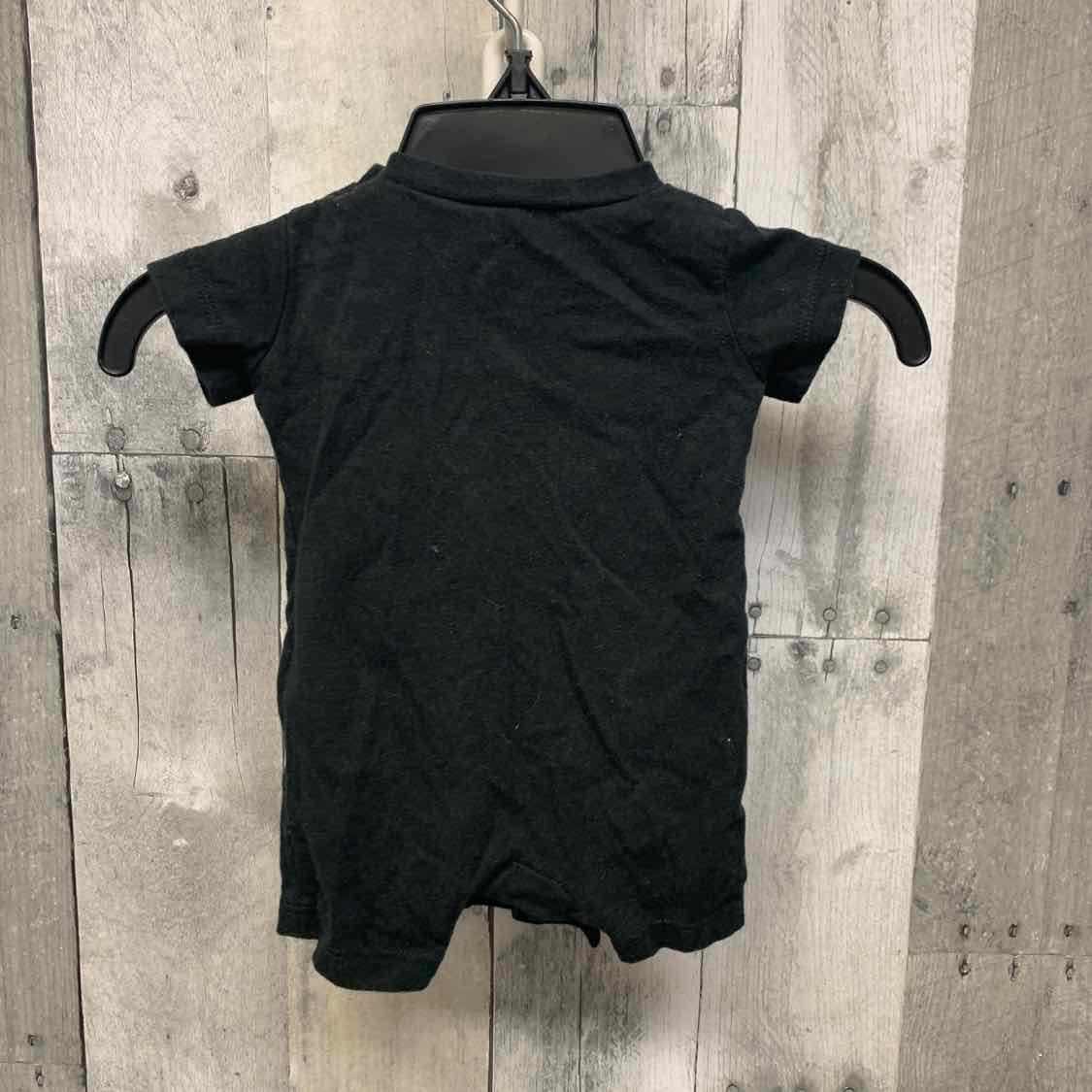 Size Newborn Black Sport Brand Romper - OodlesCB
