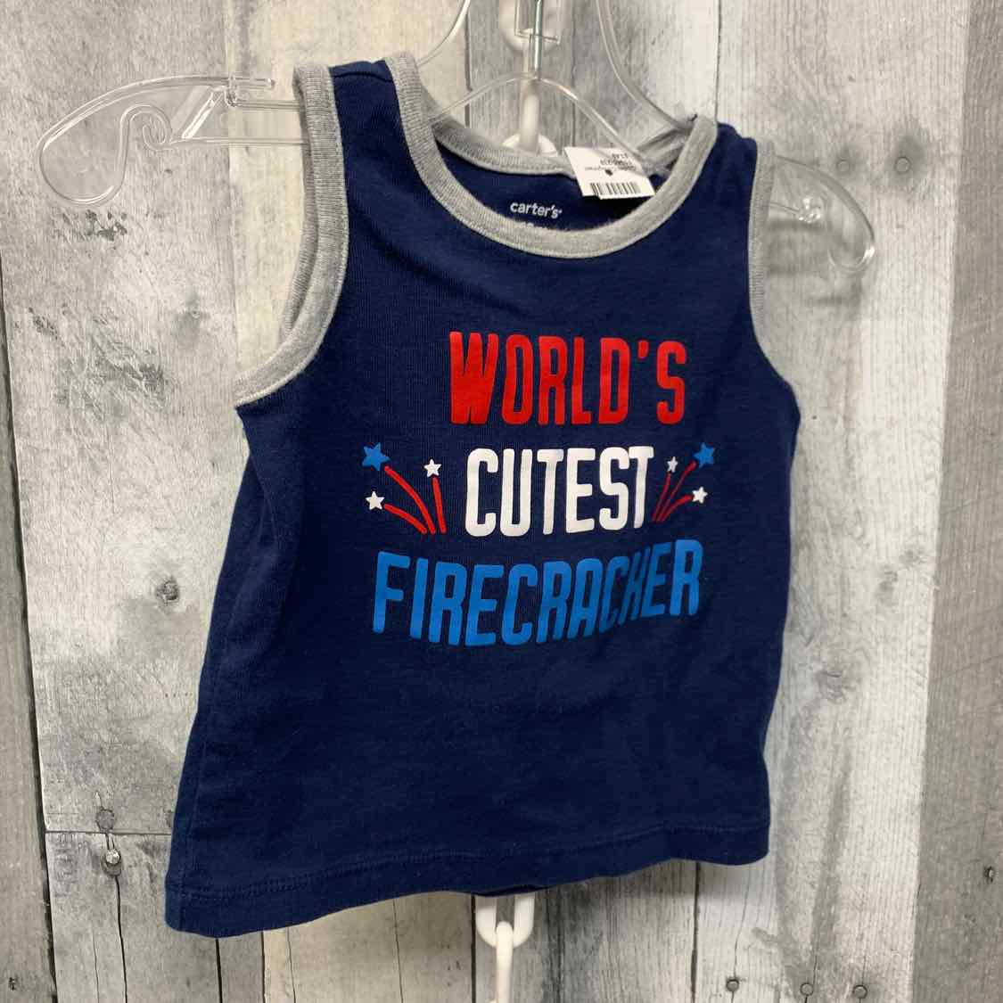 Size 12 Months Navy Carter's Tank Top