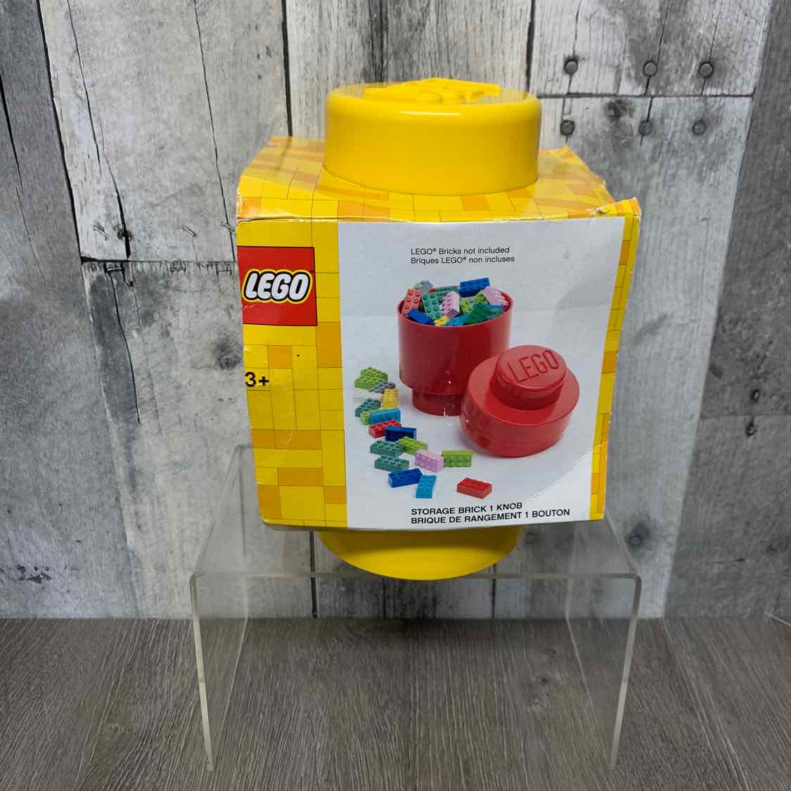 Lego Yellow Toy Storage