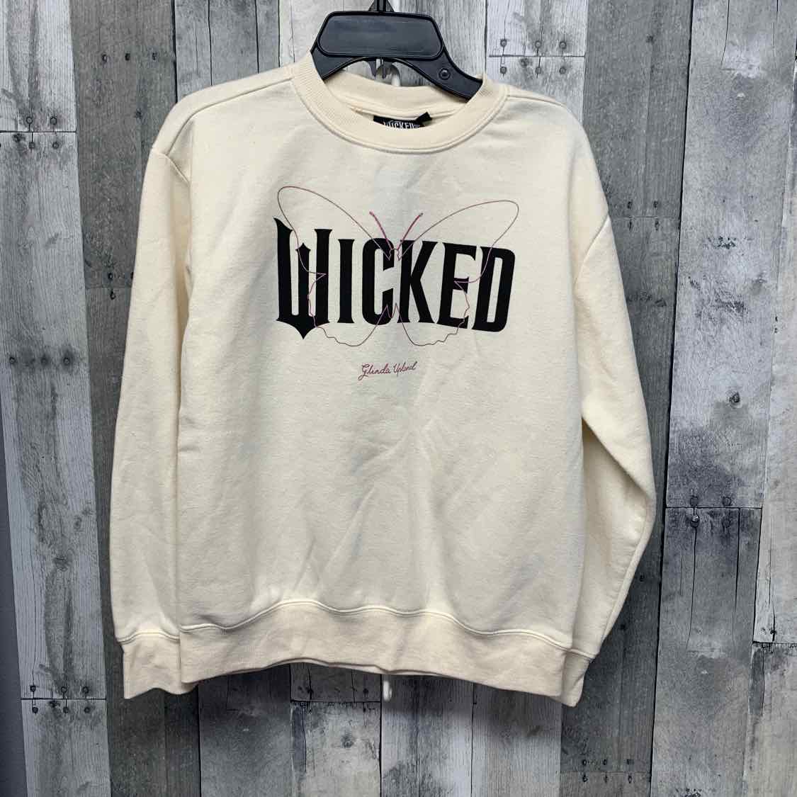 Size 10/12 White Graphic B Brand Sweat Shirt