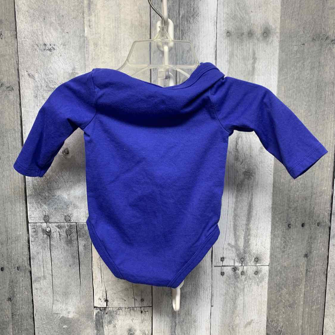 Size 3 Months Blue Sport Brand Bodysuit