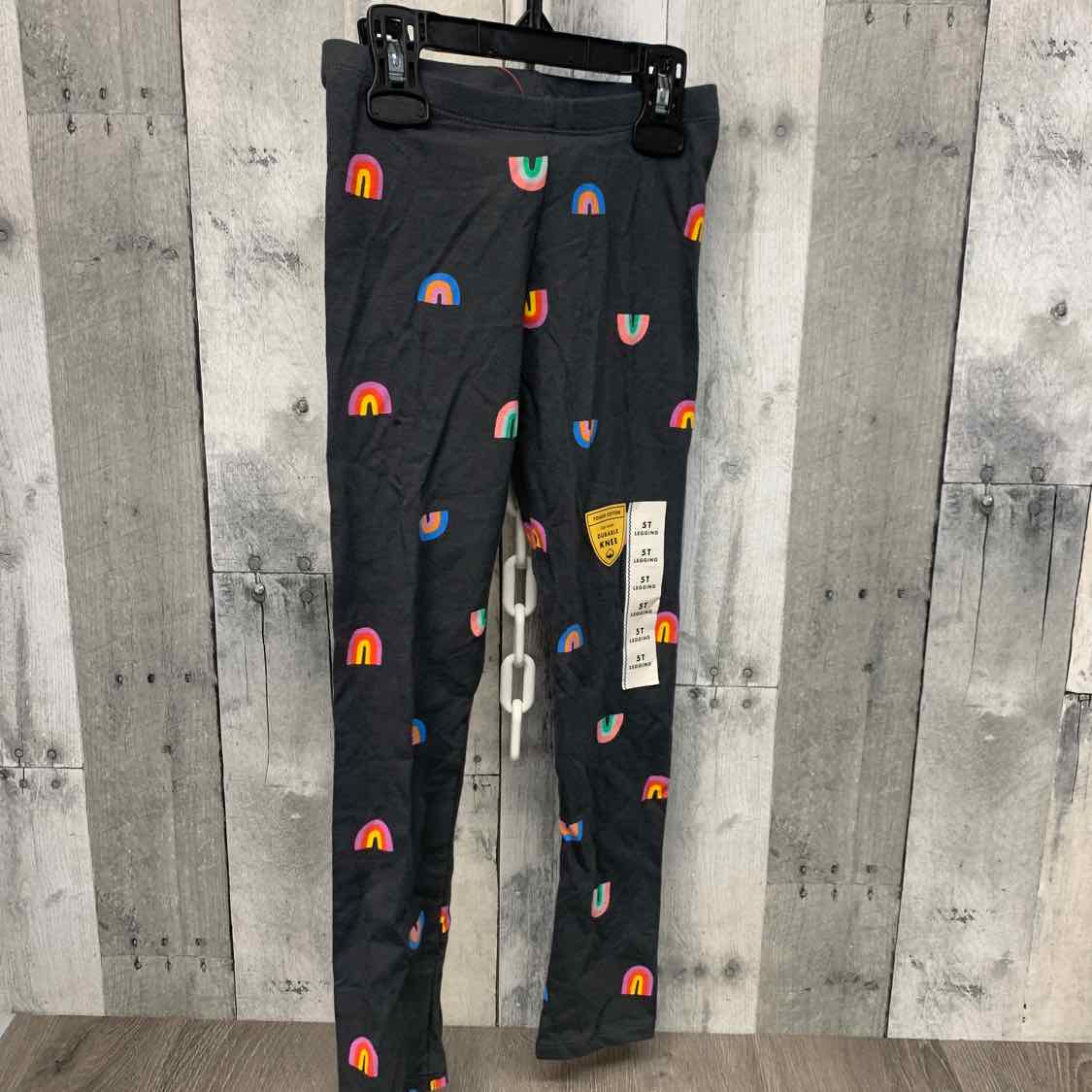 Size 5T Gray Print Cat & Jack Leggings