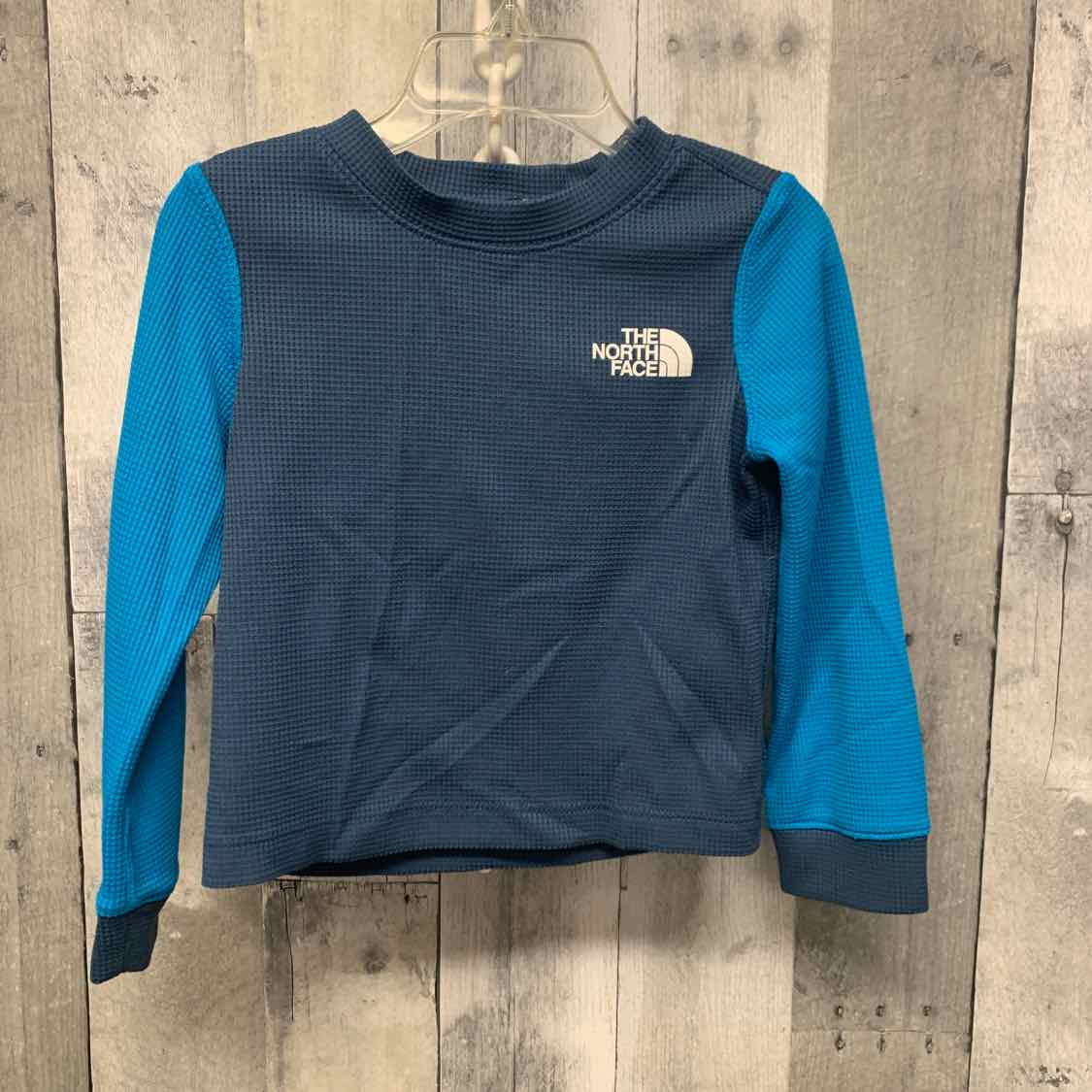 Size 3T Navy/Blue The North Face Long Sleeve Shirt