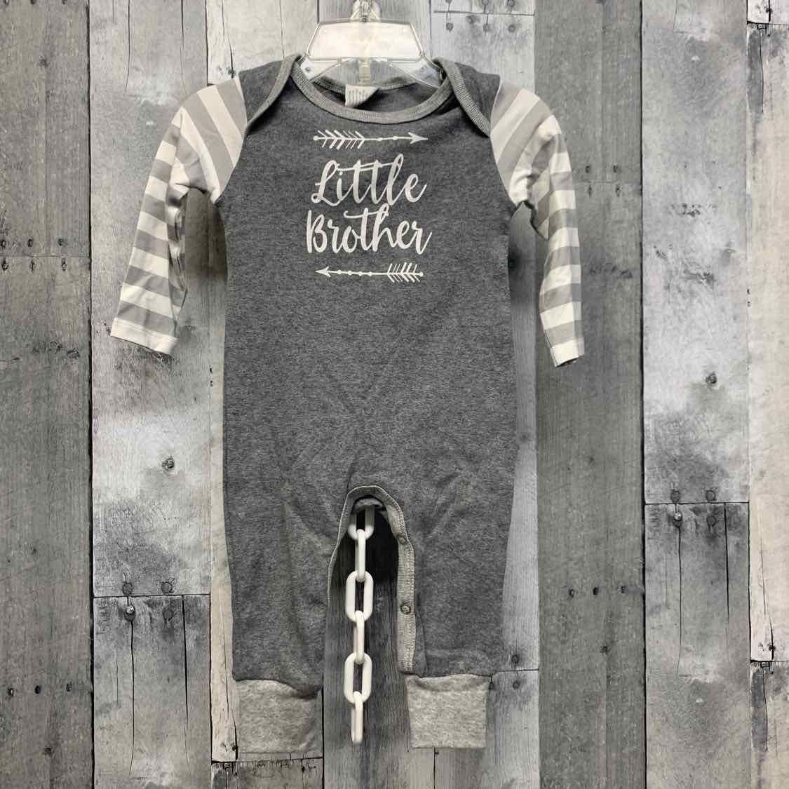 Size 3-6 Months Gray B Brand Romper