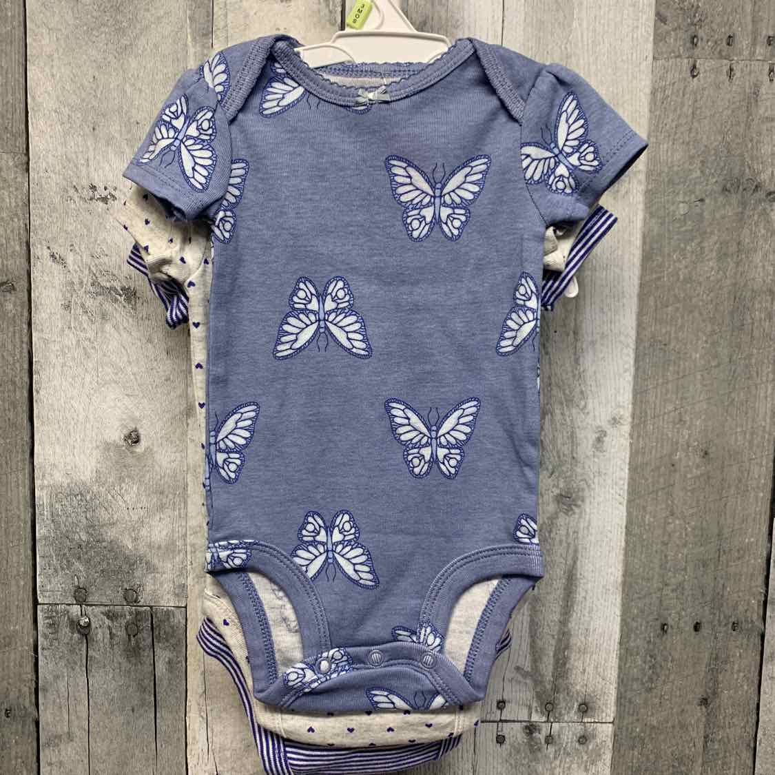Size 3 Months Blue/Gray Carter's Bodysuit
