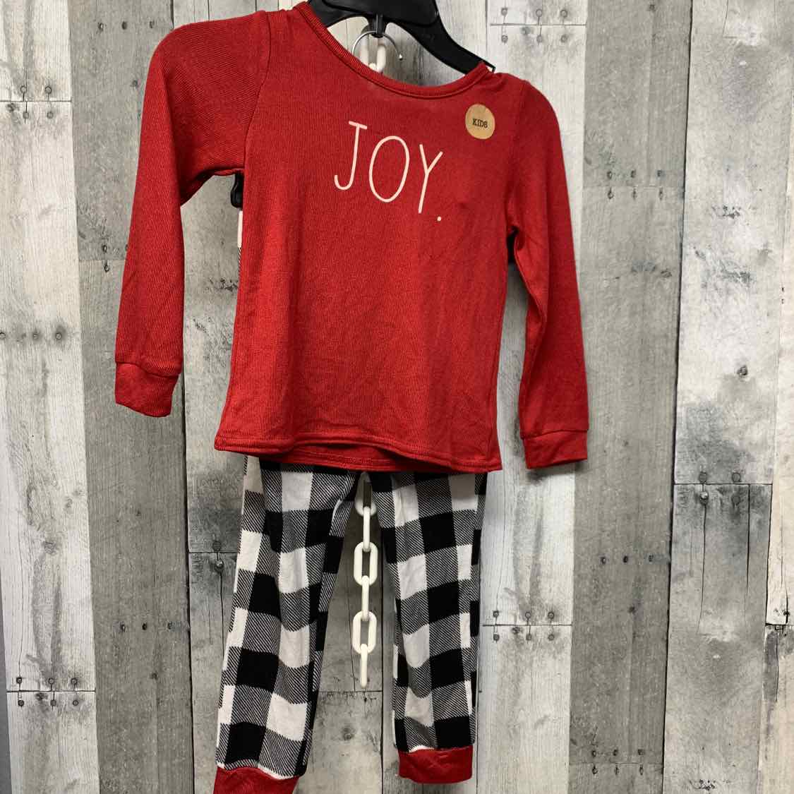Size 4T Red B Brand 2pc PJs