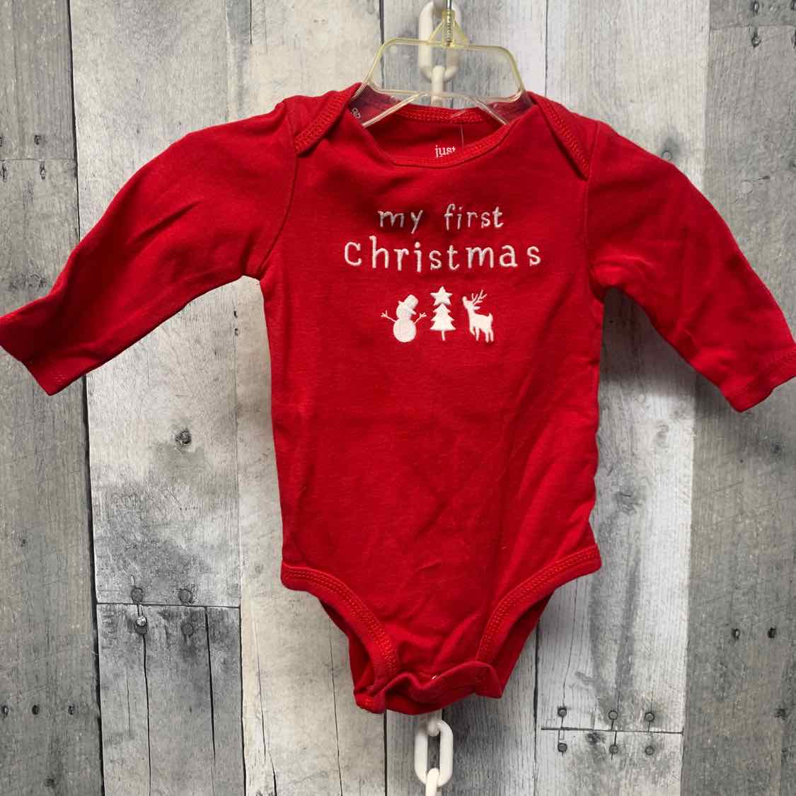 Size 3 Months Red Just One You Bodysuit