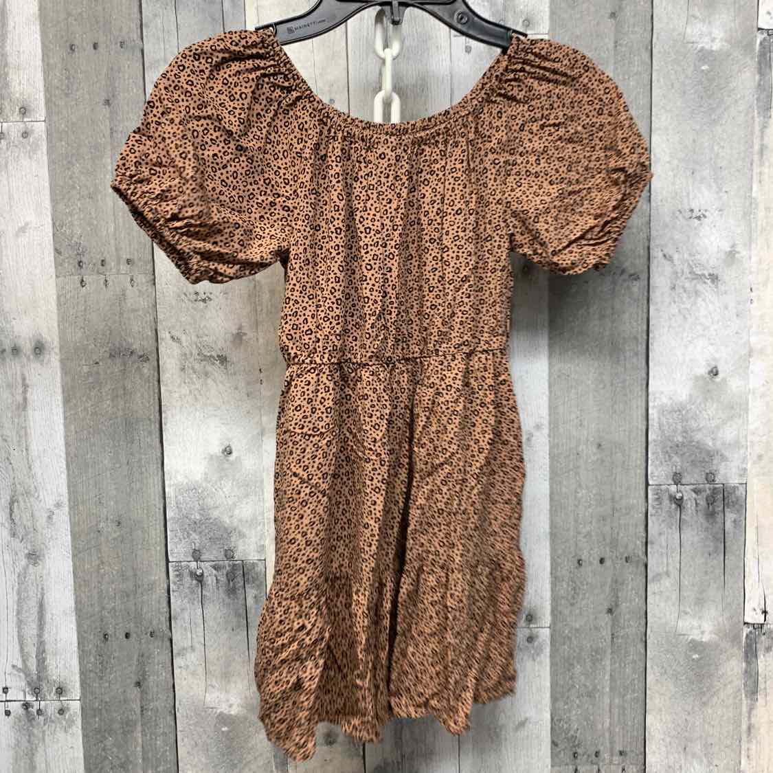 Size 6/7 Tan Animal Print Cat & Jack Dress