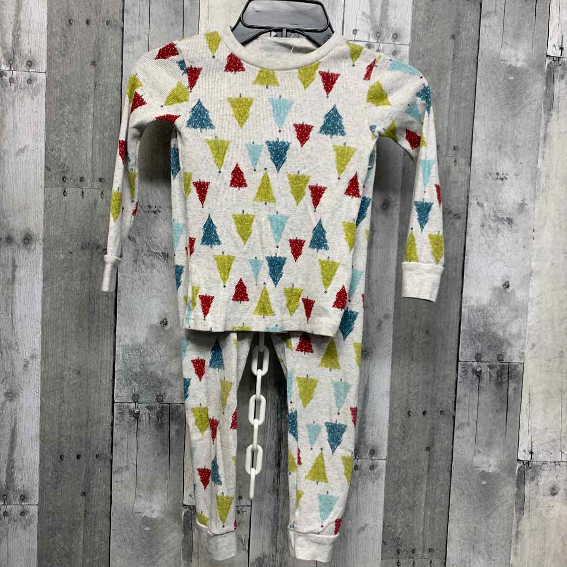 Size 4T Gray Print Just A Girl 2pc PJs