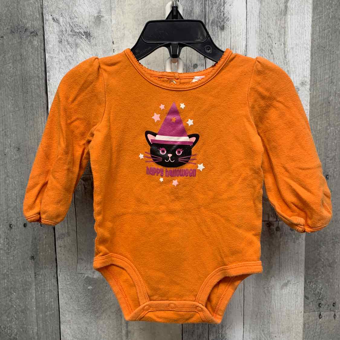 Size 9 Months Orange Graphic Osh Kosh Bodysuit