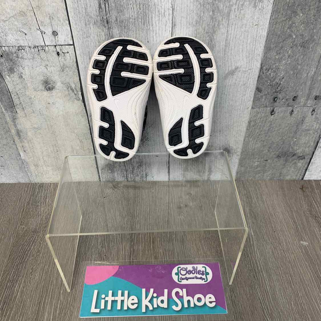 Size 3 Black/White Sport Brand Sneakers