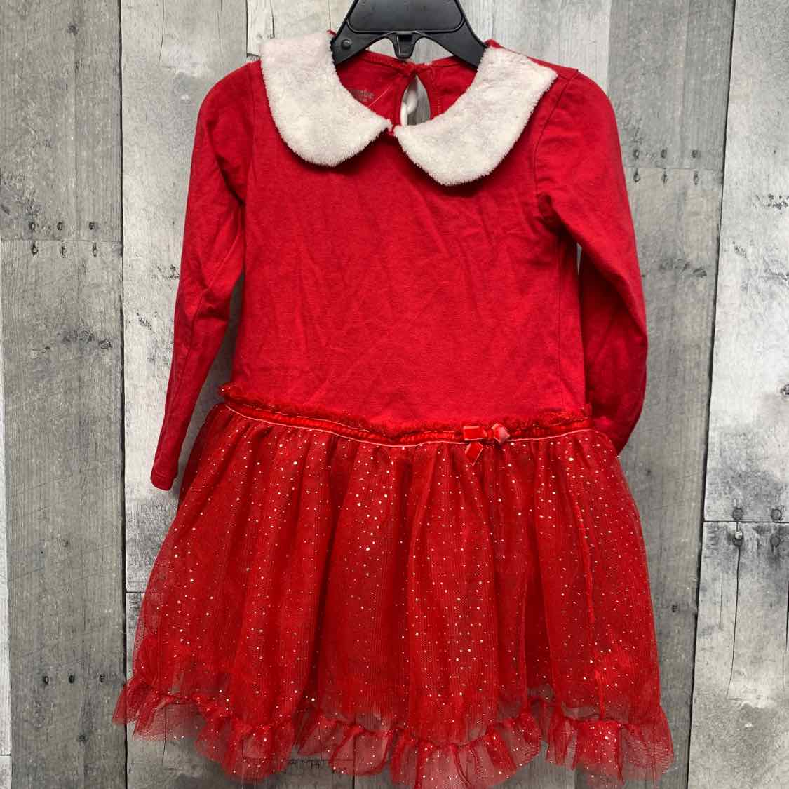 Size 3T Red/White Toughskins LS Dress