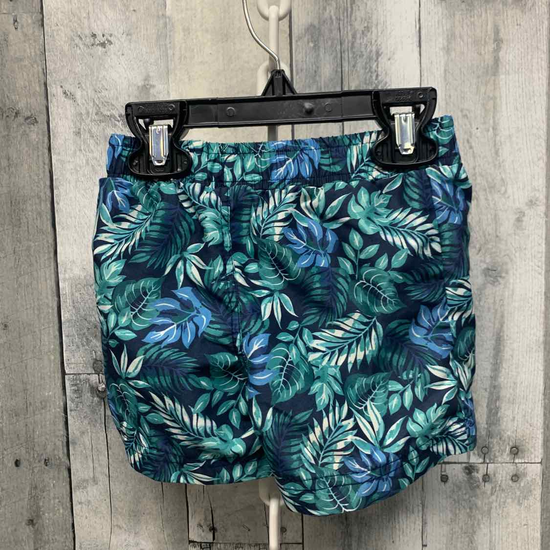 Size 12 Months Green/Navy Little Lad Swim Trunks
