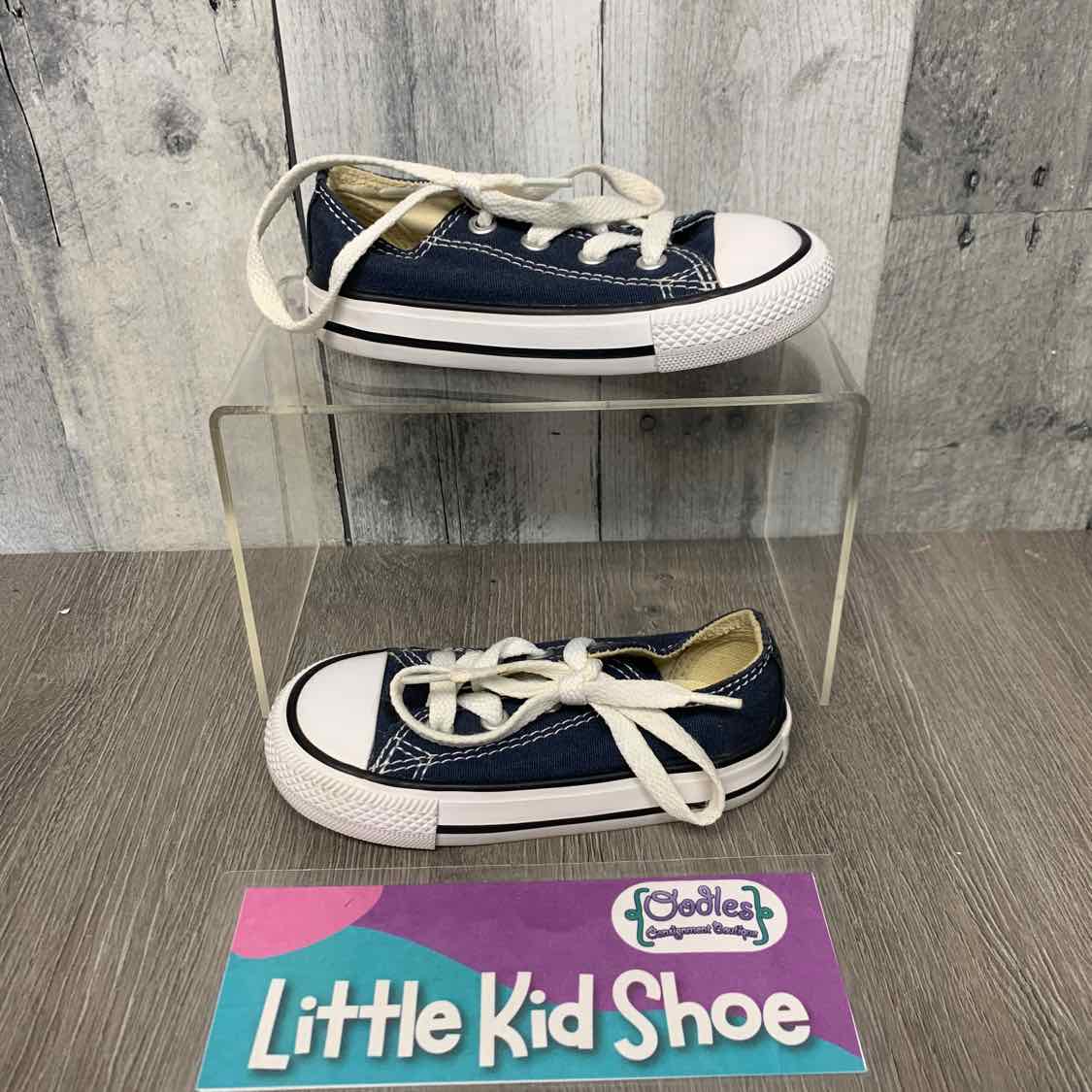 Size 10 Navy/White Converse Sneakers