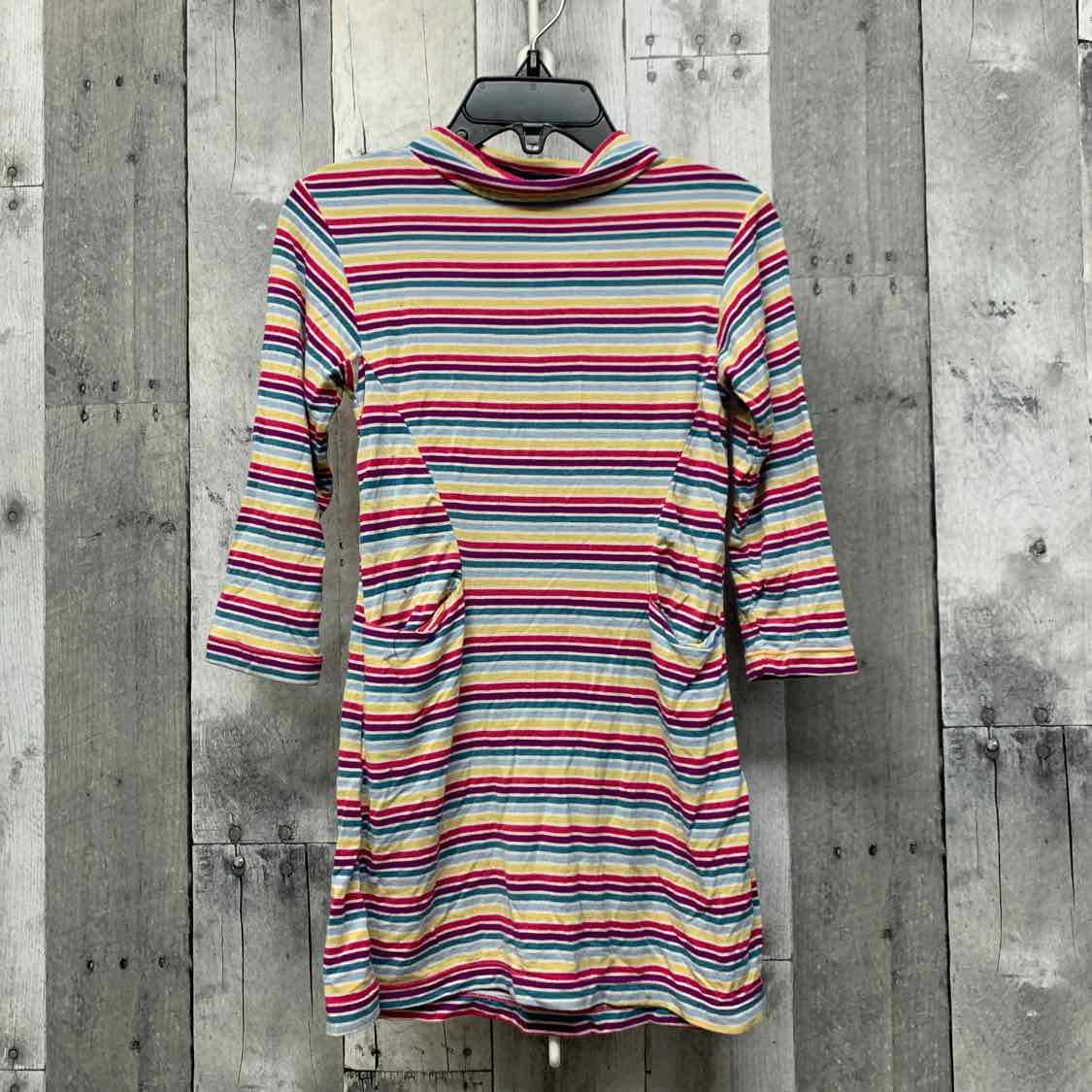 Size 2T Rainbow Bamboo LS Dress