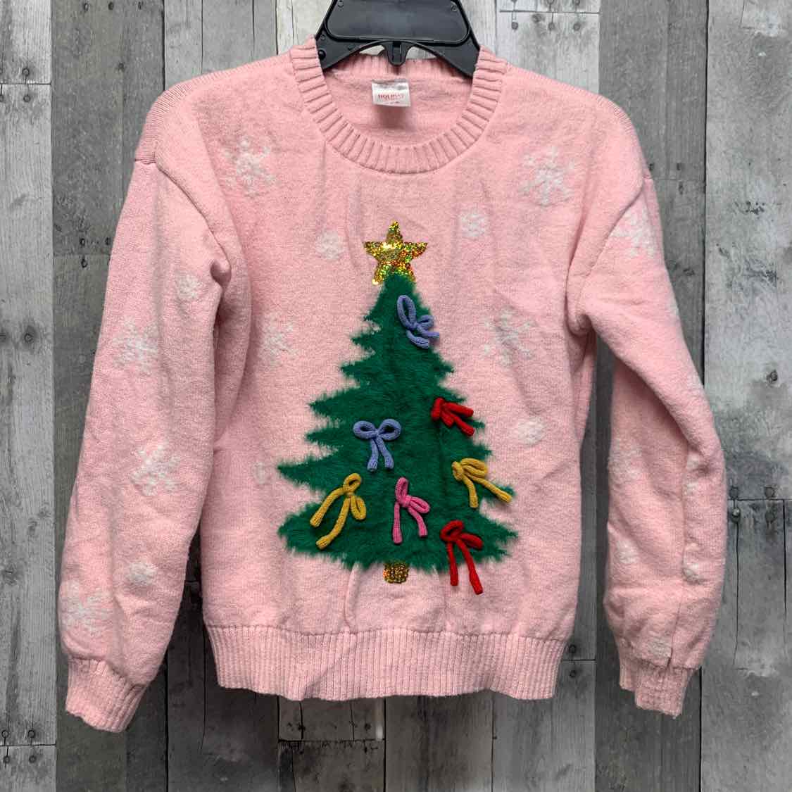 Size 7/8 Pink Graphic Mid Brand Sweater