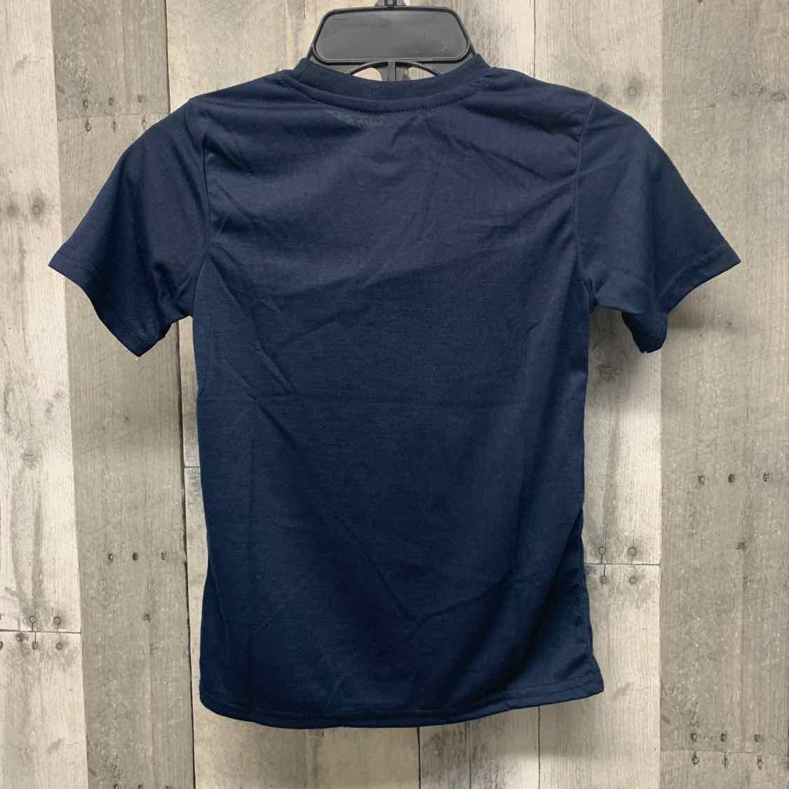 Size 7 Navy Graphic B Brand T Shirt