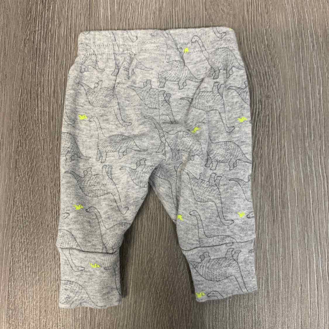 Size Preemie Gray Print Simple Joys Athletic Pants - OodlesCB