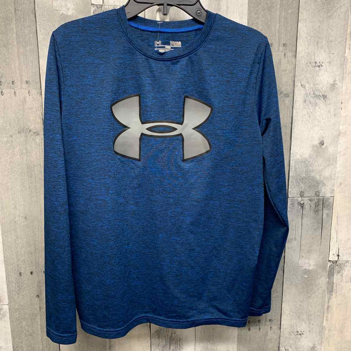 Size Large Blue/Gray Sport Brand Long Sleeve Shirt