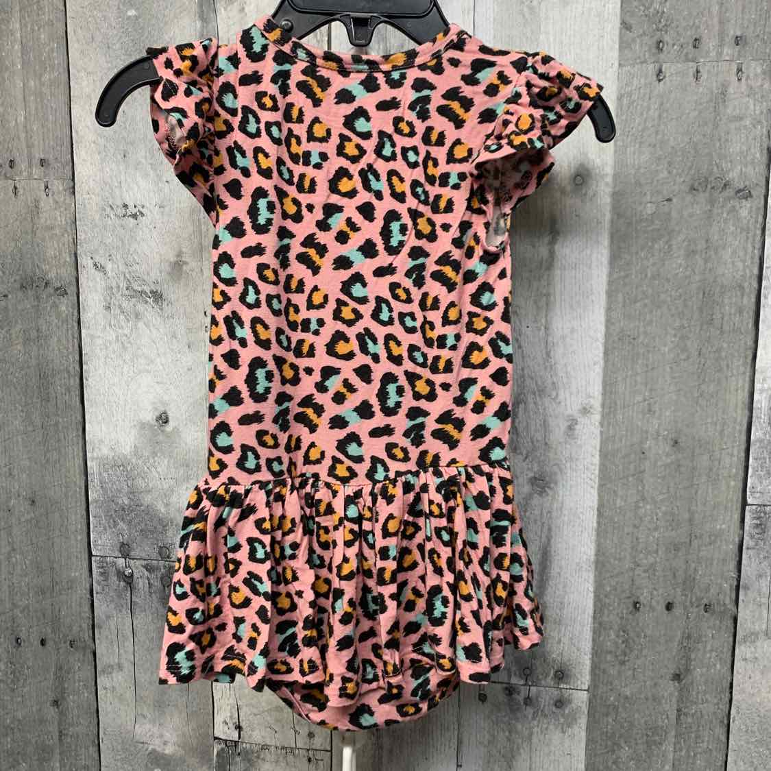 Size 12-18 Months Pink Animal Print Posh Peanut Romper