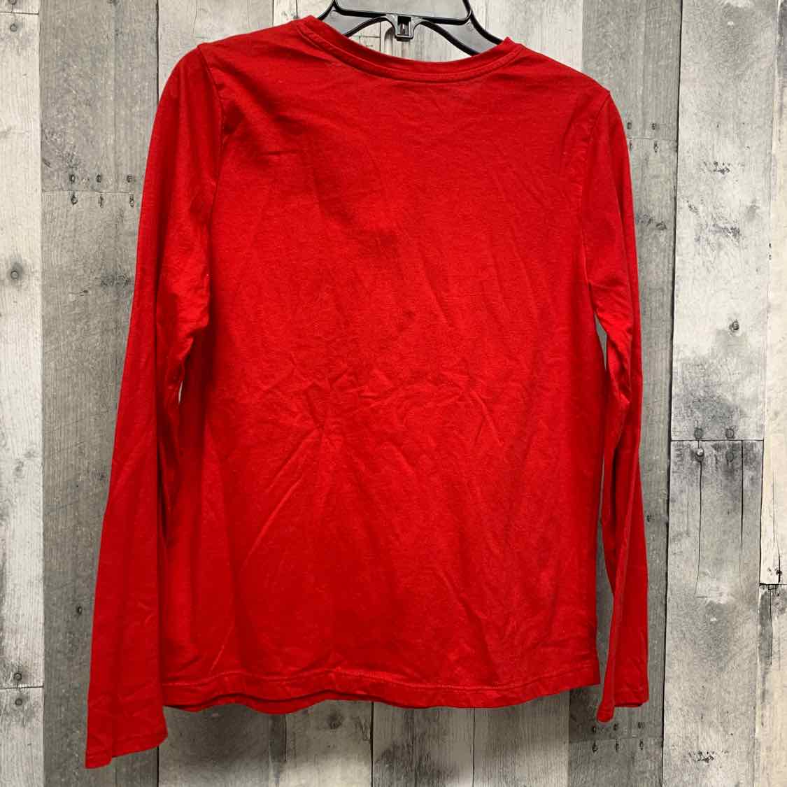 Size XXLarge Red Graphic Holiday Brands Long Sleeve Shirt