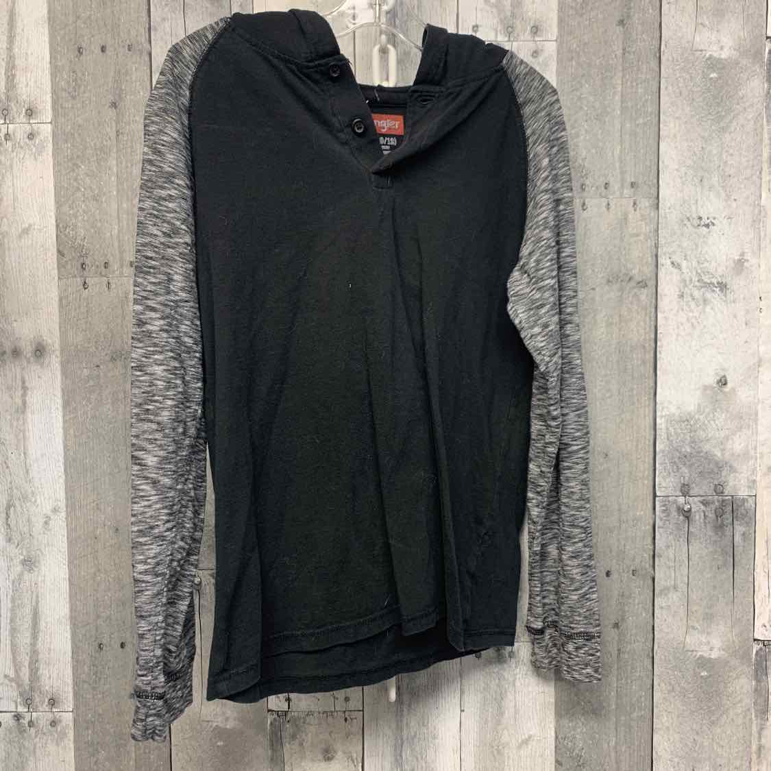Size 10/12 Black/Gray Wrangler Long Sleeve Shirt