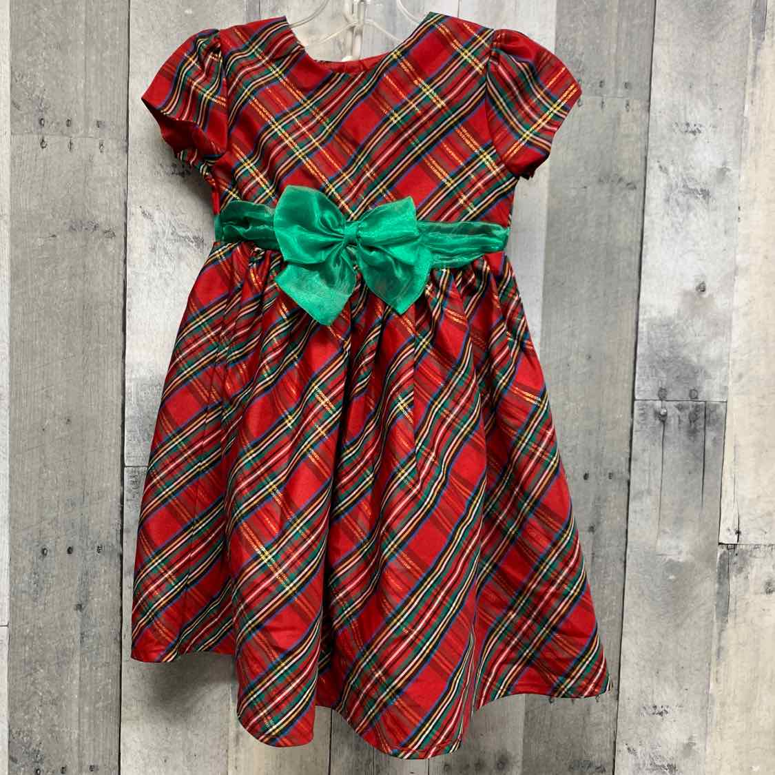 Size 4 Red/Green Blueberi Boulevard Dress - Party
