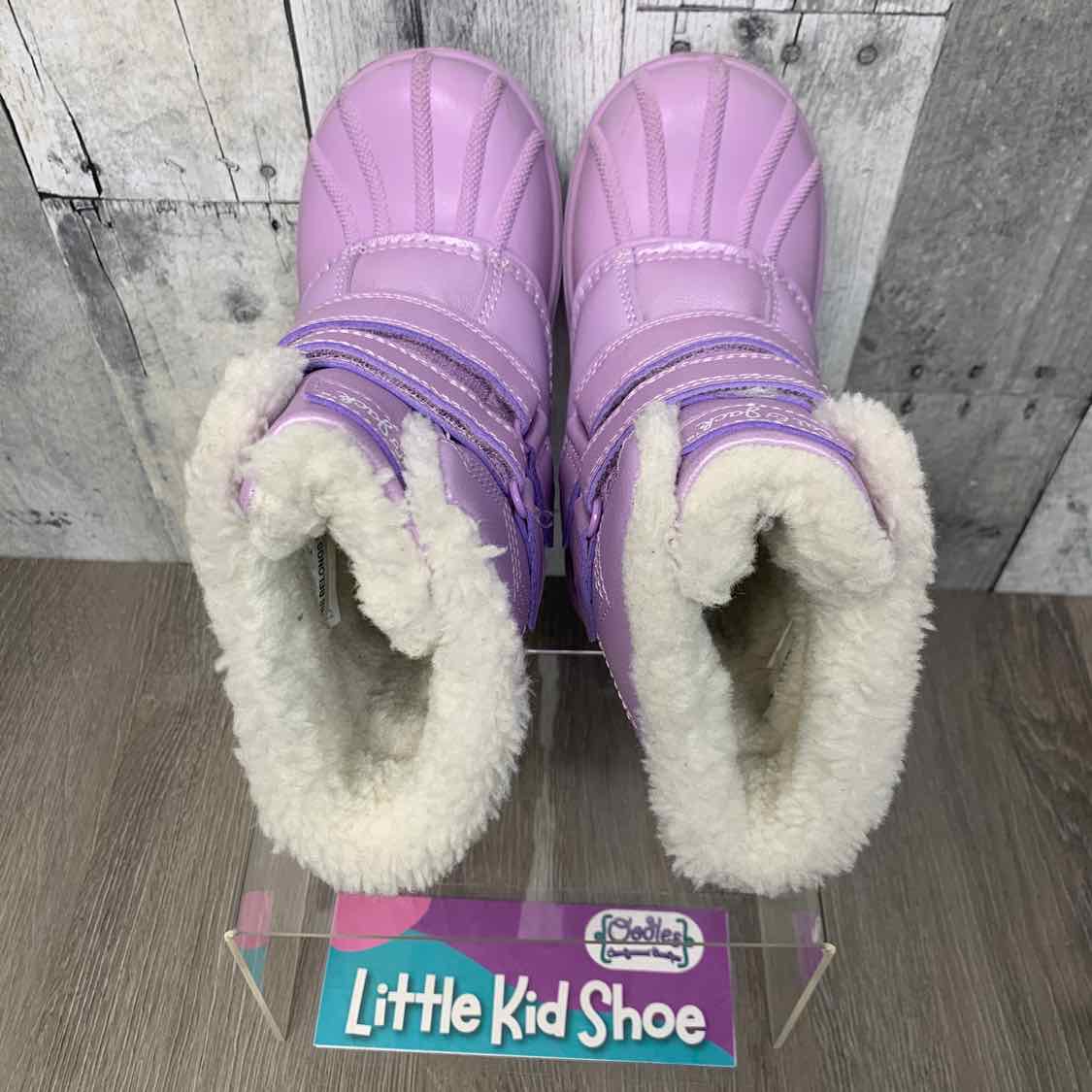 Size 10 Purple Cat & Jack Snow Boots