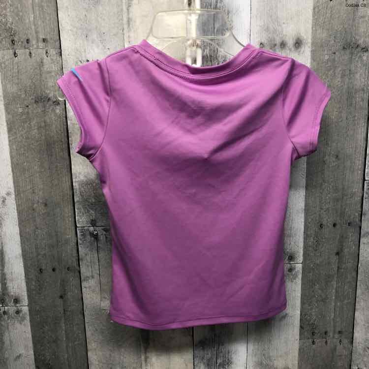 Size 6 Purple Graphic Sport Brand T Shirt
