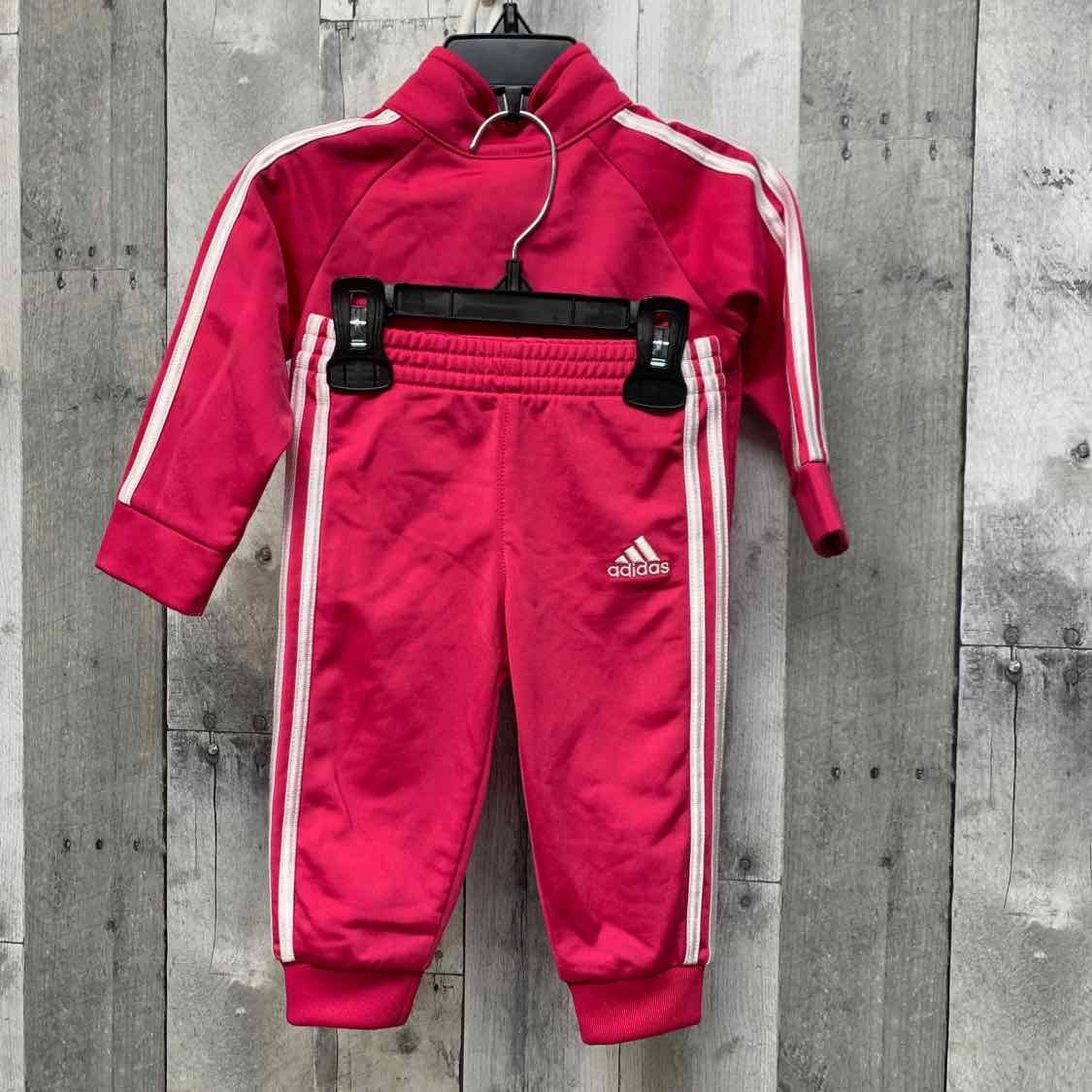 Size 9 Months Pink/White Sport Brand Jacket/Pants