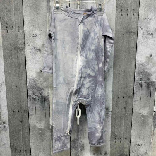 Size 12-18 Months Gray Print Little Buggins Romper