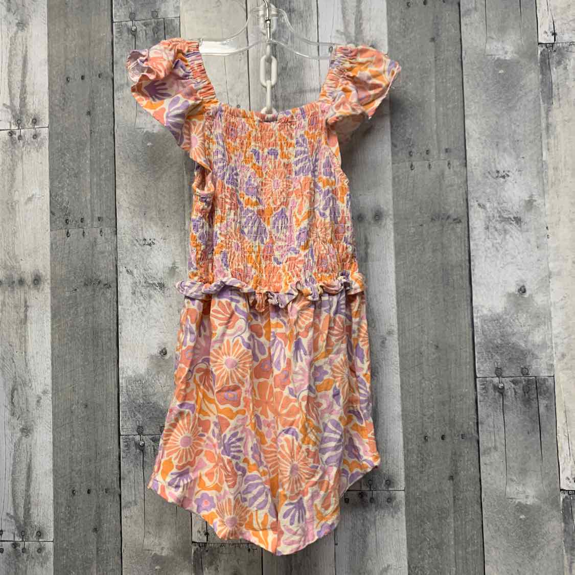 Size 10 Orange/Purple B Brand Romper