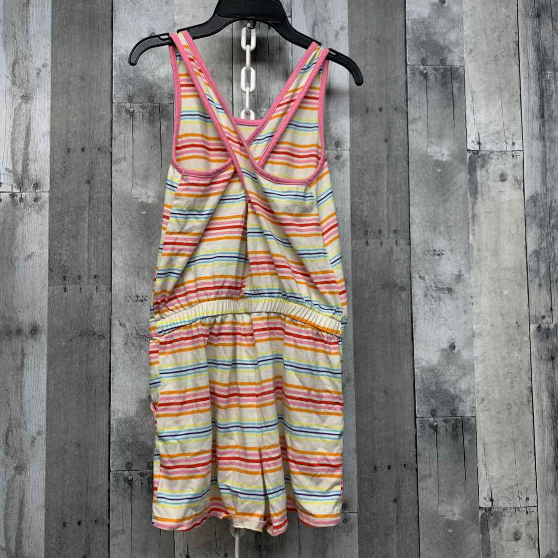 Size Large Pink Striped Cat & Jack Romper