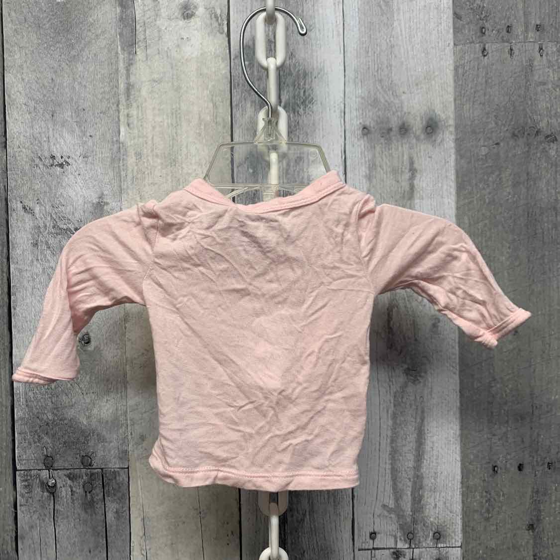 Size Newborn Pink Carter's Long Sleeve Shirt