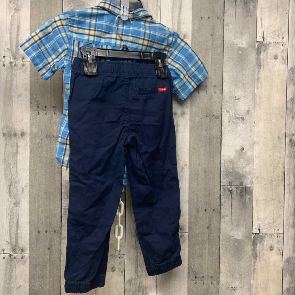 Size 5 Blue/Navy Wrangler Shirt/Pants