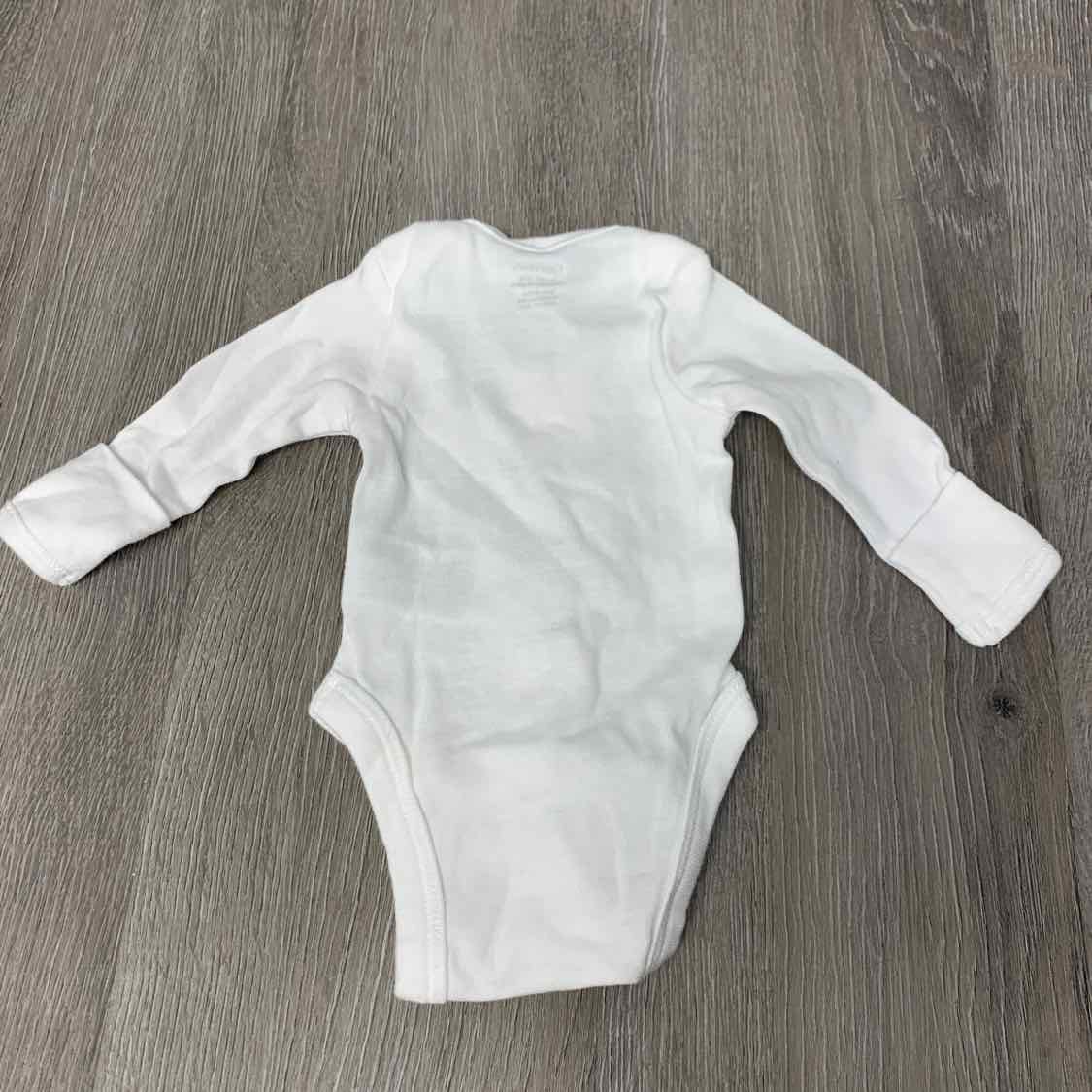 Size Preemie White Gerber Bodysuit