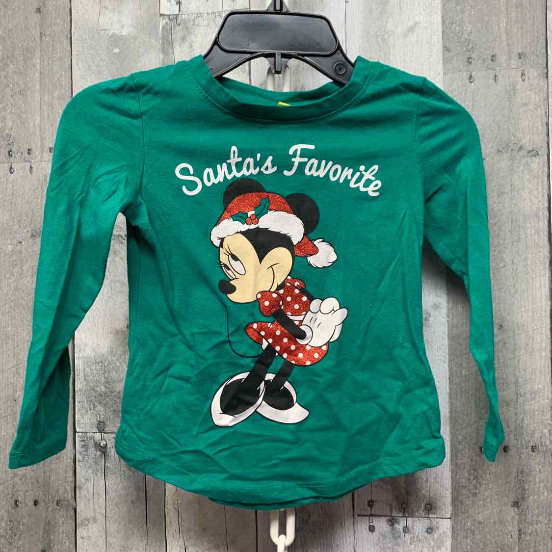 Size 4/5 Green Disney Long Sleeve Shirt