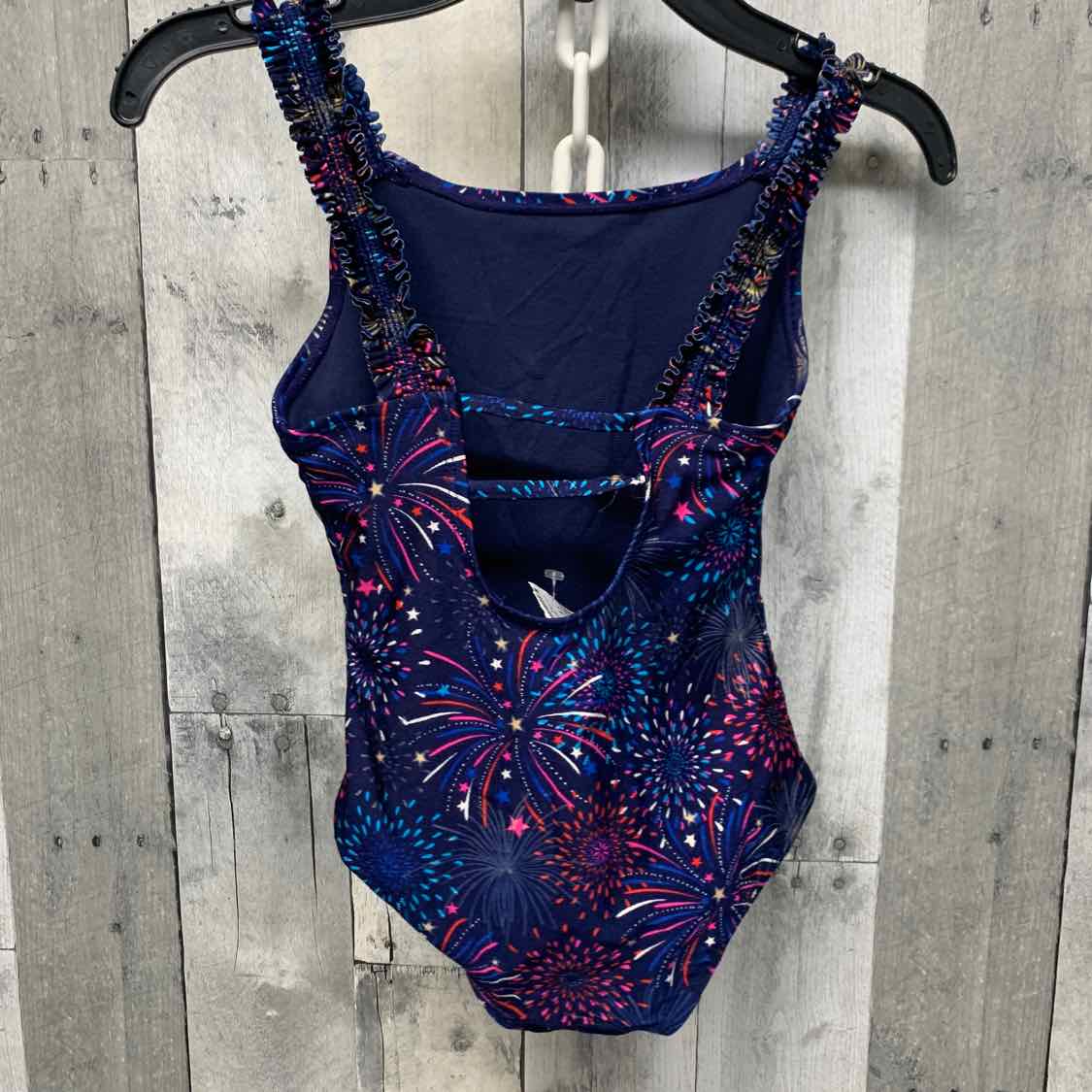 Size 4/5 Navy Print Cat & Jack Swim Suit - 1pc