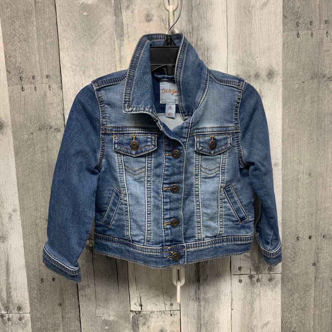 Size 2T Denim Cat & Jack Light Jacket