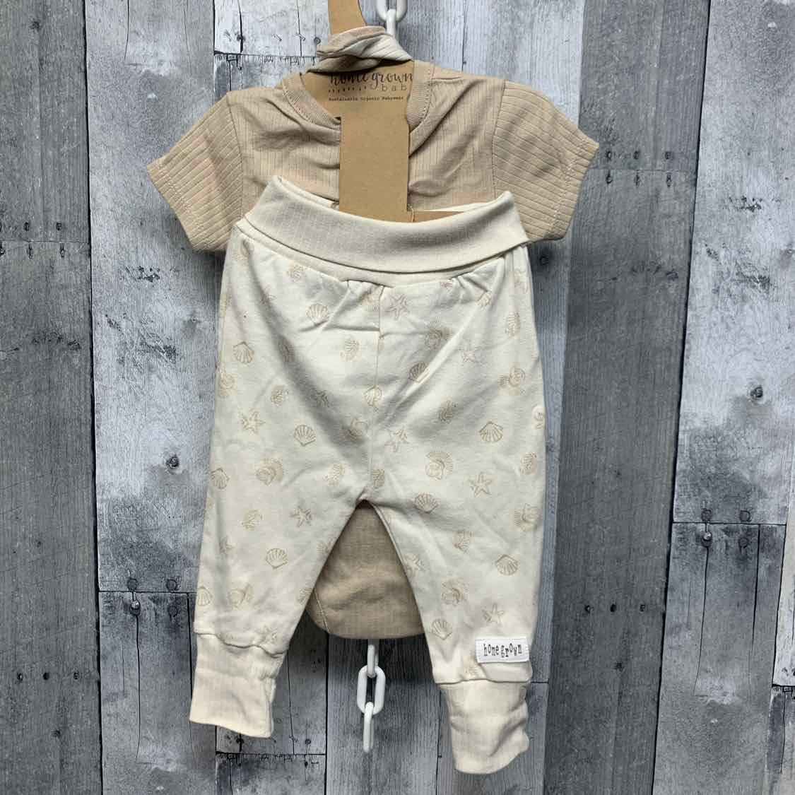 Size 9-12 Months Tan/Brown B Brand Shirt/Pants